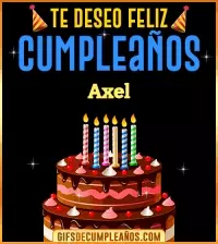 Te deseo Feliz Cumpleaños Axel